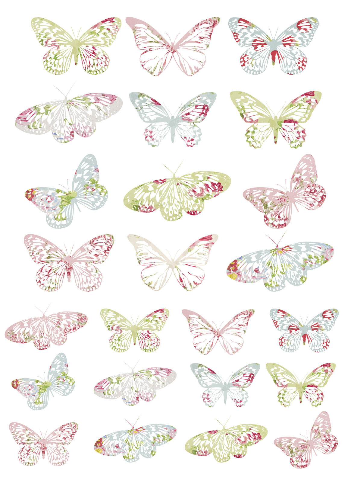 Vintage Butterflies 32